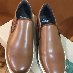 New Clarks Foxboro slip on sneaker for men .